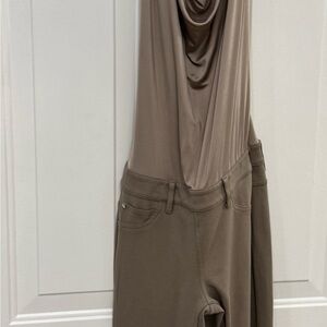 Elegant Taupe Women's Jumpsuit